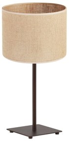 Stolová lampa JUTA, 1x jutové tienidlo, (výber z 2 farieb konštrukcie), N