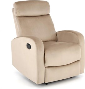 Polohovacie kreslo WONDER s funkciou hojdania béžové