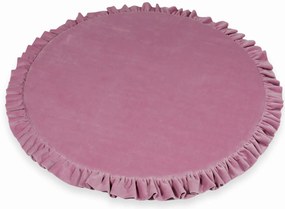 Vulpi Podložka na hranie s volánikmi Fancy Velvet 100 cm Farba: ružová