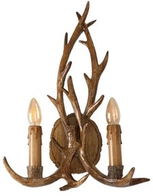Brilagi - Nástenné svietidlo DEER 2xE14/10W/230V parohy