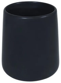 Erga Nero, pohár na zubné kefky na postavenie, čierna matná, ERG-08137