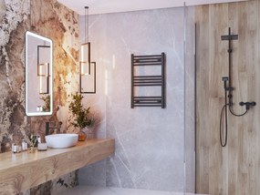 Gamma Erga Basic, vykurovacie teleso 800x500 mm, 322 W, čierna, ERG-LAV-BASIC-8050-BK