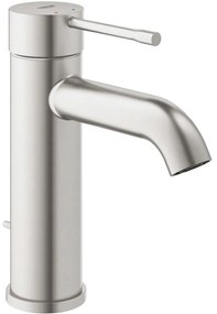 GROHE Essence páková umývadlová batéria s odtokovou súpravou s tiahlom, výška výtoku 102 mm, Supersteel, 23589DC1