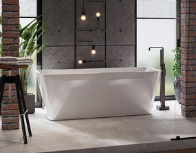 Besco Akrylátová voľne stojaca vaňa Evita 160x80 BESCO-Typ výpuste: Click-Clack s prepadom, biela, BESCO-Rozmery: 160x80, BESCO-Farba: Biela