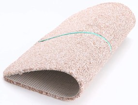 Spoltex, Koberec metráž Ester / 73 Krémový, na mieru, šíře 4m, béžová, ab (mriežka), chodba / predsieň