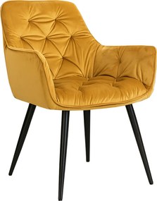 CH Jedálenská stolička Kelly - horčicová