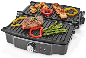 Nedis KAGR131FSR - Kontaktný gril 1500W/230V