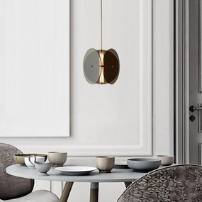 Toolight Toolight, LED stropné svietidlo APP1675-CP, šedá-zlatá lesklá, OSW-06406