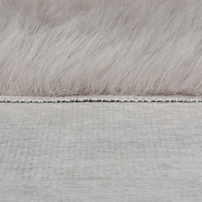 Flair Rugs, Kusový koberec Alpine Faux Fur Soft Grey, 180x290, šedá, obývacia izba