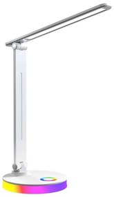 Milagro LED RGBW Stolná lampa BRUNO LED/5W/5V 3000/4500/6000K biela MI2600