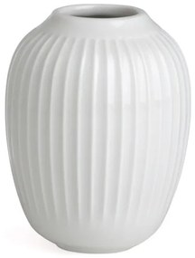 Biela kameninová váza Kähler Design Hammershoi, výška 10 cm