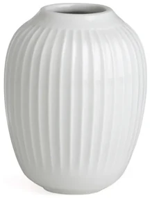 Biela kameninová váza Kähler Design Hammershoi, výška 10 cm