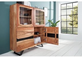 Komoda/Vitrína 38330 120cm Drevo Acacia - Komfort-nábytok