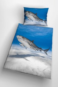 3d obliečky Shark 140x200 cm