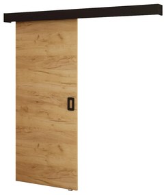 Posuvné dvere 90 cm Bethany I (craft zlatý + čierna matná). Akcia -20%. Vlastná spoľahlivá doprava až k Vám domov. 1043488
