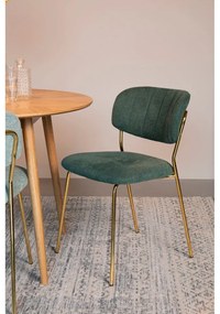 Tmavozelené jedálenské stoličky v súprave 2 ks Jolien - White Label