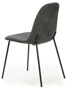 Tmavosivé jedálenské stoličky v súprave 4 ks Renne – Marckeric