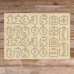 SENTOP | Drevená montessori zmyslová pomôcka - Matematika | SENTOP H017