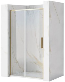 Posuvné sprchové dvere Rea Rapid 120 zlaté