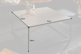 Konferenčný stolík Symbiosis 75cm betónový vzhľad keramika
