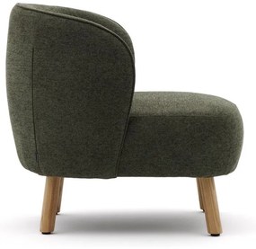 Zelené ženilkové kreslo Ulit – Kave Home