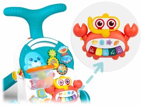 Ricokids Vzdelávacie chodítko 3v1 RK-810 biely a modrý