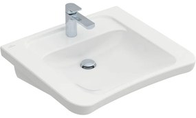 VILLEROY &amp; BOCH ViCare závesné umývadlo s otvorom, bez prepadu, 650 x 550 mm, biela alpská, 51786801