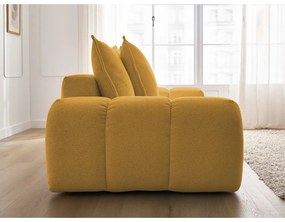 Ženilková pohovka v horčicovej farbe 278 cm Everest – Bobochic Paris