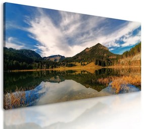 Obraz jazero medzi horami