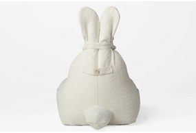 Krémovobiely detský sedací vak Funny Bunny – The Brooklyn Kids
