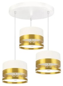 Luster na lanku MILO 3xE27/60W/230V zlatá