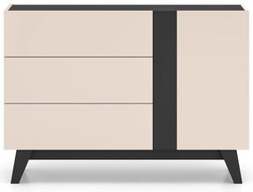 Komoda Freshion 04 Kašmír/Čierna