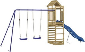 vidaXL Vonkajšia súprava na hranie impregnovaná borovica