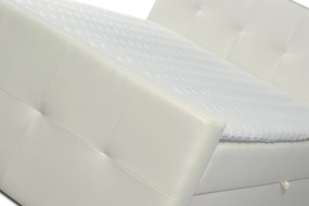 Manželská posteľ Boxspring 200 cm Annira (biela). Vlastná spoľahlivá doprava až k Vám domov. 1033222