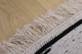 Praktik home, TRHÁK: Kusový koberec Natur Morava, 80x150, čiernobiela, chodba / predsieň
