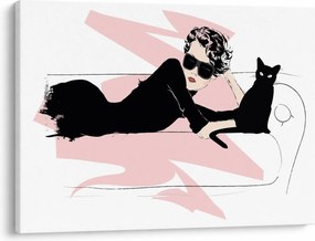 Obraz - Fashion lady (70x50 cm)