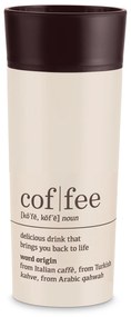 Cestovný hrnček na kávu TO GO, Coffee Dictionary