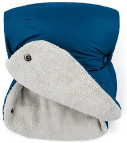 PETITE&amp;MARS - SADA Detský fusak 3v1 JIBOT + rukávniky na kočík modrá