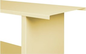 Žltá kovová knižnica 120x156x37 cm Hes – noo.ma