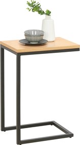 XXXLutz PRÍRUČNÝ STOLÍK, dub, čierna, farba duba Carryhome - Stolíky do obývačky - 001909001301