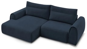 Tmavomodrá rohová pohovka Aden – Bobochic Paris