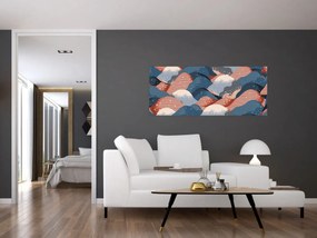 Obraz - Japonské vlny (120x50 cm)