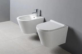 Sapho Sapho, PACO RIMLESS WC kombi misa s nádržkou, spodný/zadný odpad, ivory, PC1012WRBE