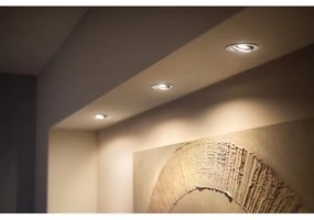 Philips-SADA 3xLED Stmievateľné podhľadové svietidlo Hue MILLISKIN 1xGU10/4,2W/230