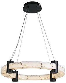 Searchlight 10868-1BK - LED luster na lanku MOONBEAM LED/29W/230V