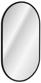LED zrkadlo APOLLO 50x90 cm čierne