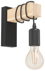 Eglo 43514 - Nástenné svietidlo TOWNSHEND 1xE27/10W/230V