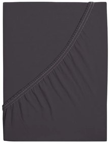 Jersey plachta do detskej postieľky EXCLUSIVE 60x120 cm antracitová