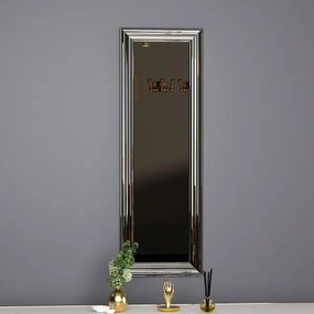 Nástenné zrkadlo BOSS 90x30 cm strieborná