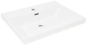 Nábytkové umývadlo SAT B-Way 61x46,5 cm otvor pre batériu uprostred SATBW6046, 1 ks